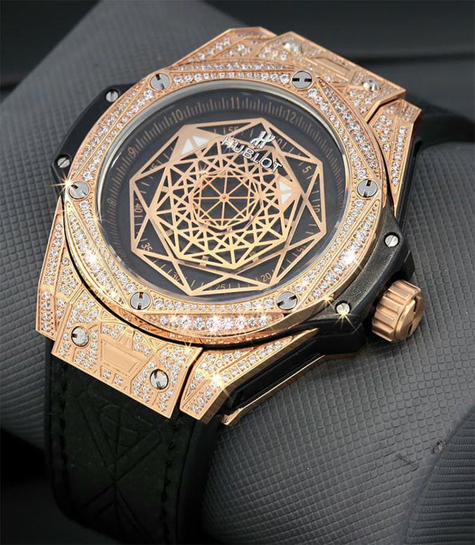 Hublot Big Bang Sang Bleu King Gold Diamond Pakiistan 1767649635 Ec3e04b5