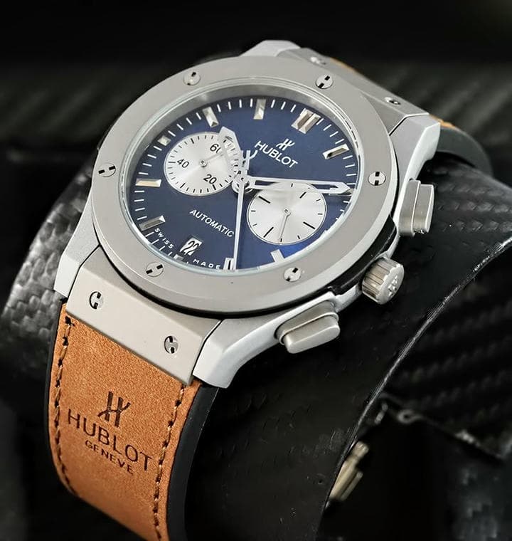 Hublot Classic Fusion Blue Dial Mens Titanium Watch 1767649648 65954e57