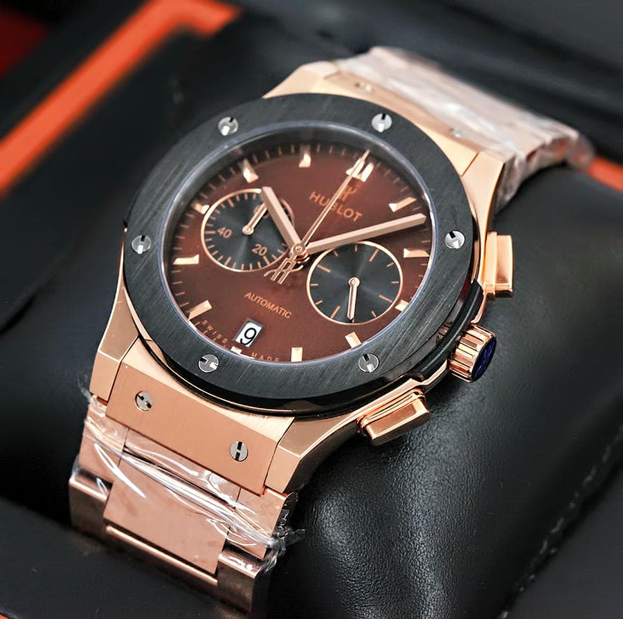Hublot Classic Fusion Brown Dial Rose Gold Watch 1767649649 3d0e2b5a
