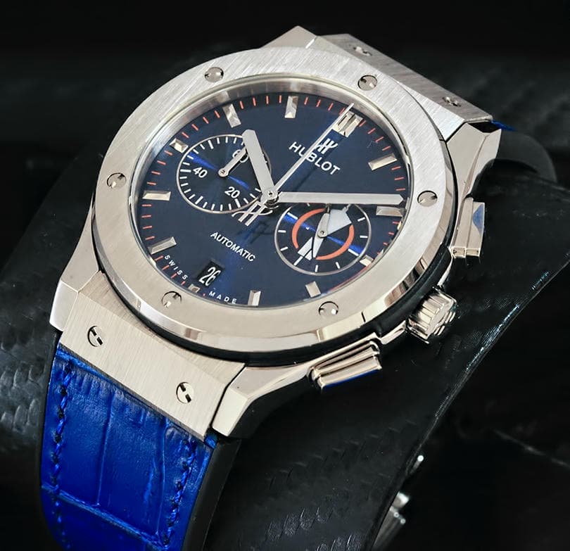 Hublot Classic Fusion Chronograph Blue Watch 2