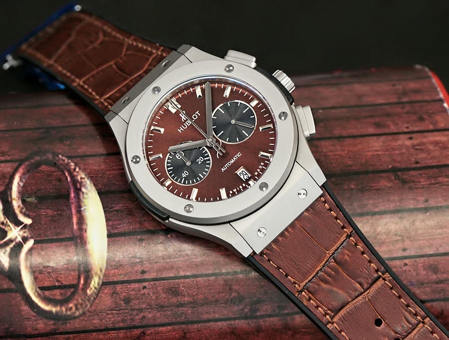 Hublot Classic Fusion Chronograph Brown Watch 1767649652 0296138c