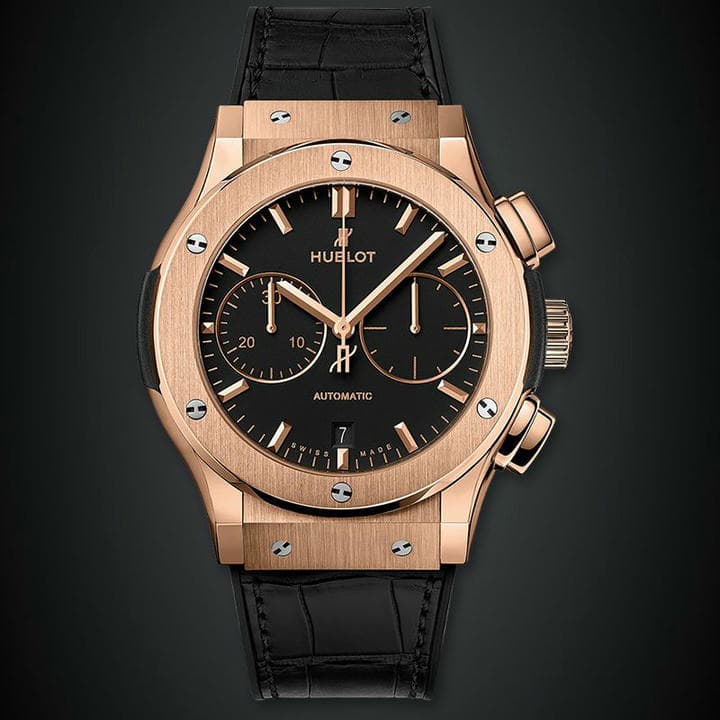 Hublot Classic Fusion King Gold Black Compressed