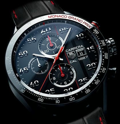 Tag Heuer 1887 Monaco Grand Prix Chronograph Authentic Watch Compact