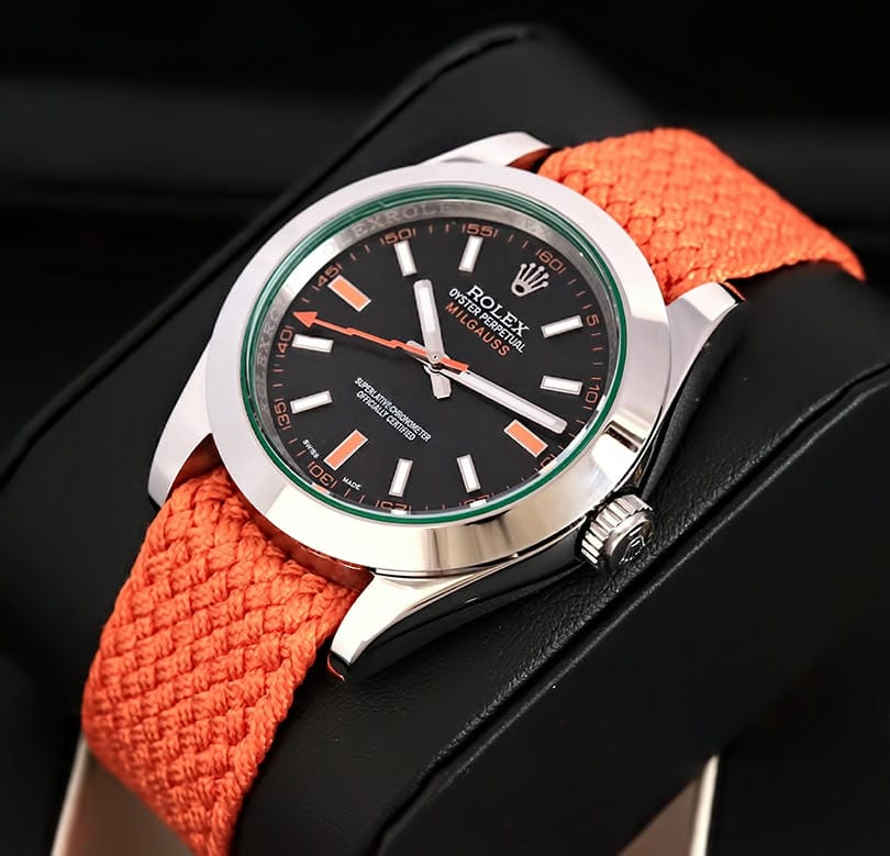 Rolex Milgauss Orange Perlon Strap Authentic Watch 1 Compact 1767649693 5220f36c