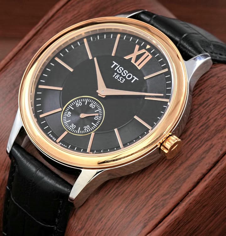 Tissot 1853 Classic Two Tone Black Dial Watch 1767649704 Fef3d5f3