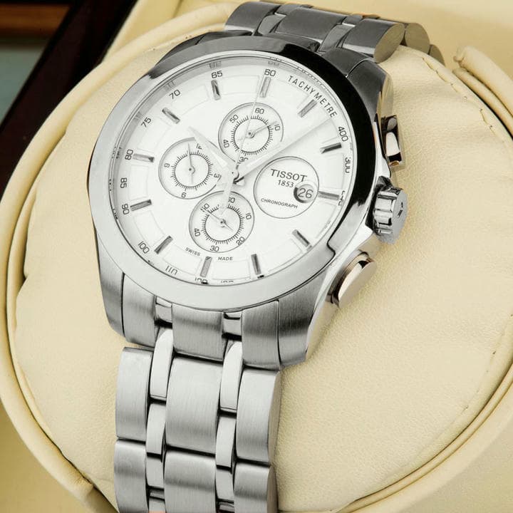 Tissot Couturier White Dial Chronograph Watch 1767649718 Df241be2