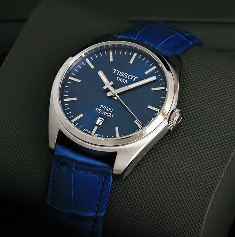 Tissot Pr 100 Titanium Quartz Blue Watch 1767649725 2e9772ea