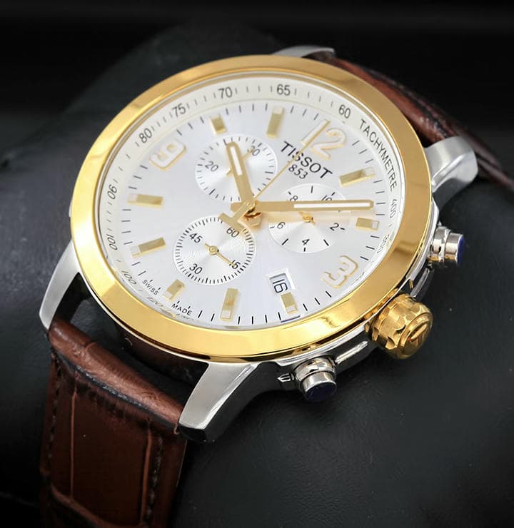 Tissot Prc 200 Chronograph Men S Two Tone Watch 1767649726 9f4ab93d