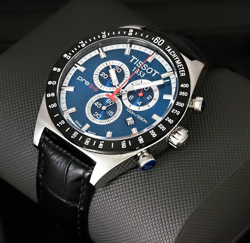 Tissot Prs516 Blue Dial Chronograph Men S Watch 1767649728 4f097e29