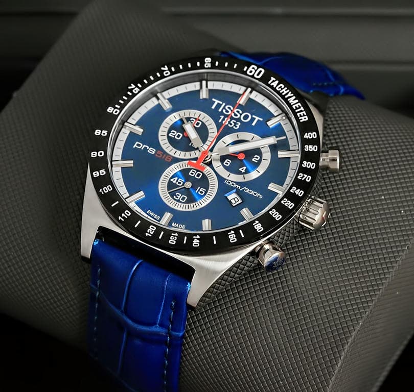 Tissot Prs516 Chronograph Blue Watch 1767649728 Dd440697