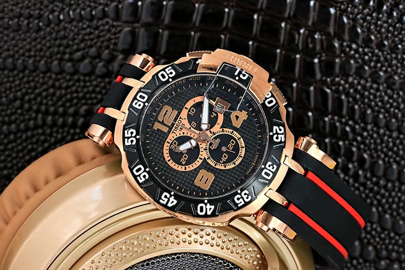 Tissot T Race Black Rubber Strap Watch